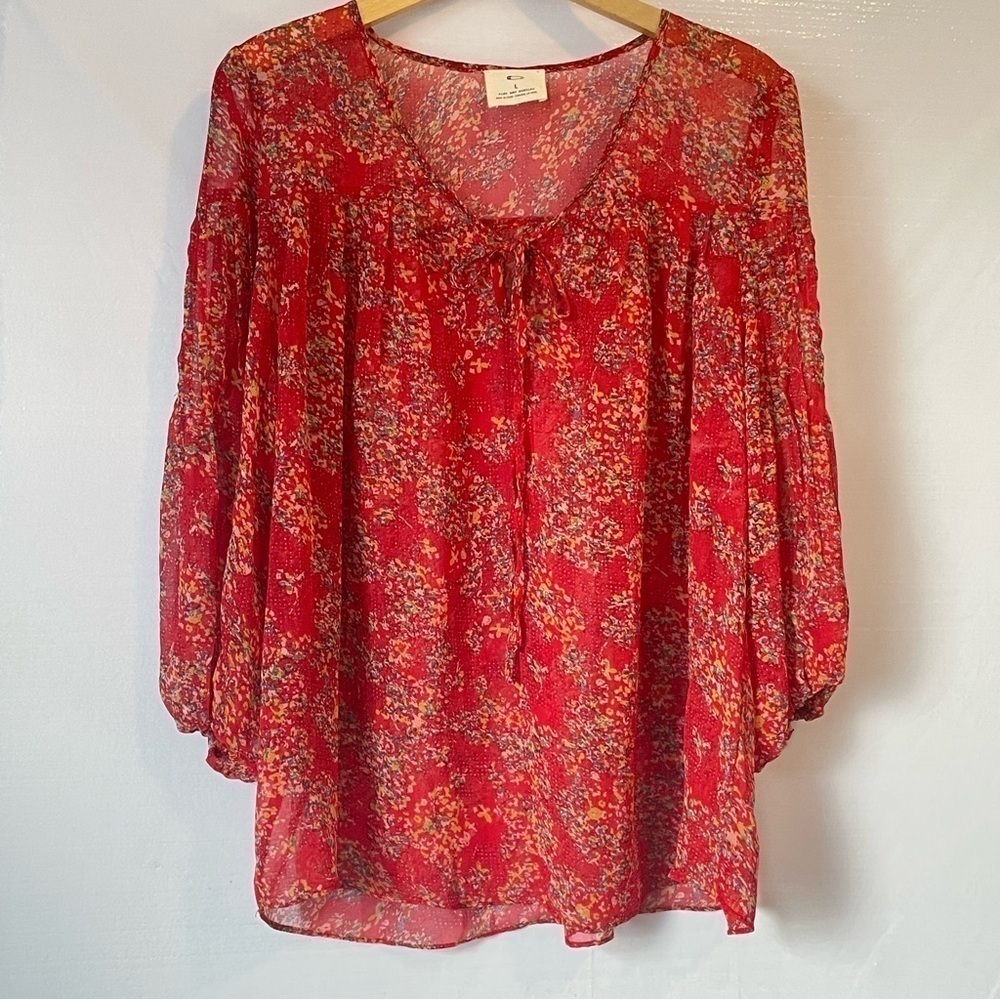 PINS and needles pleated blouse